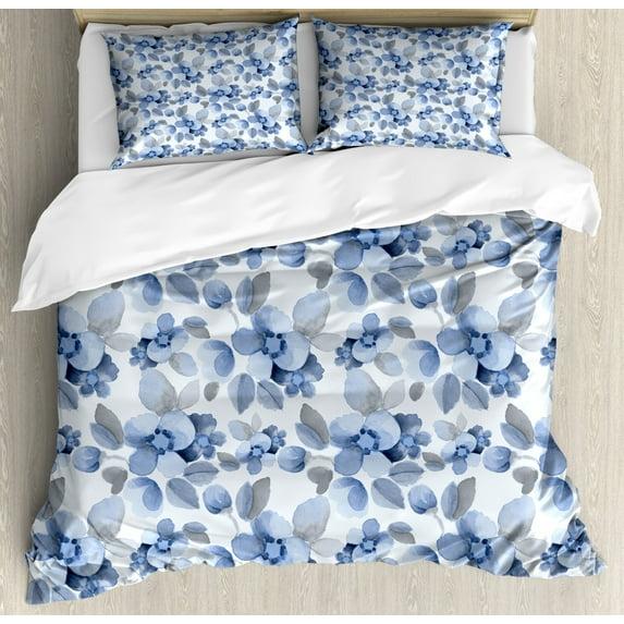 Ambesonne Traditional Floral Duvet Cover Set