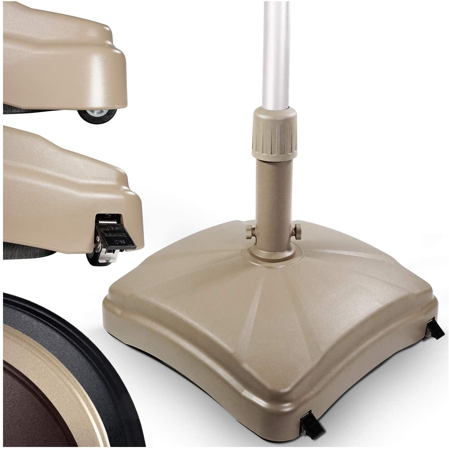 Sand Polyethylene Rolling Umbrella Base with Wheels