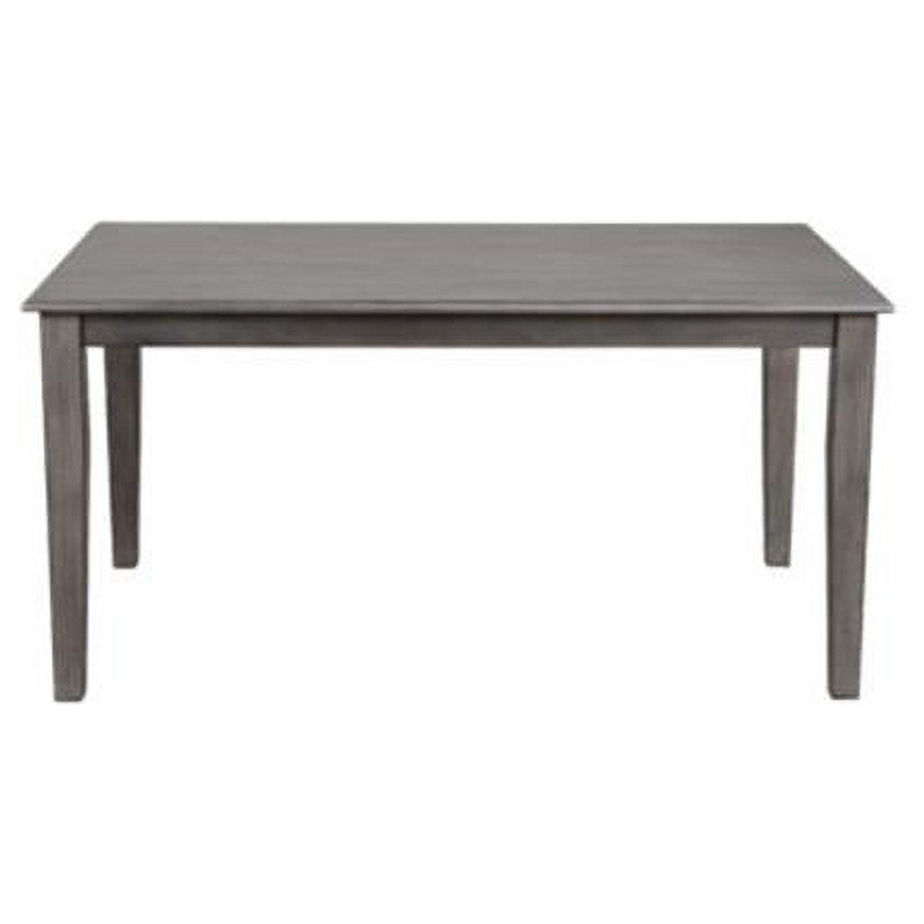 Contemporary Oak Rectangular Dining Table in Shades of Gray