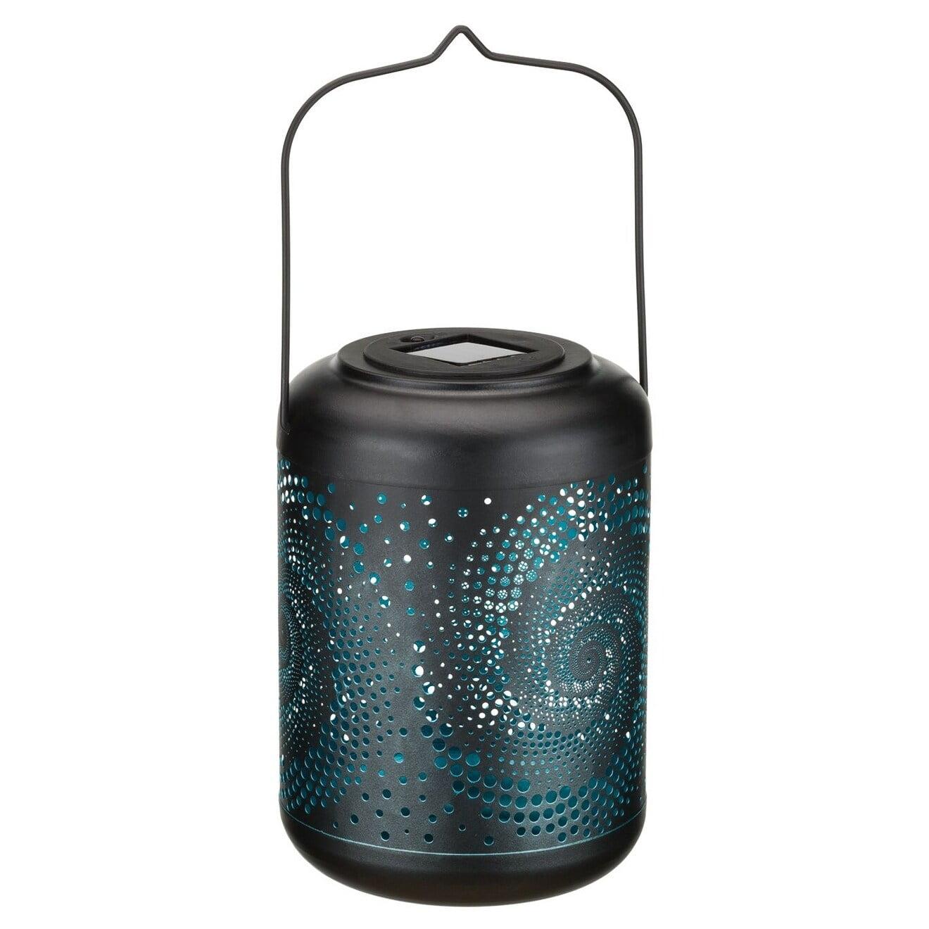 Butterfly Whisper Solar-Powered LED Hanging Candle Lantern