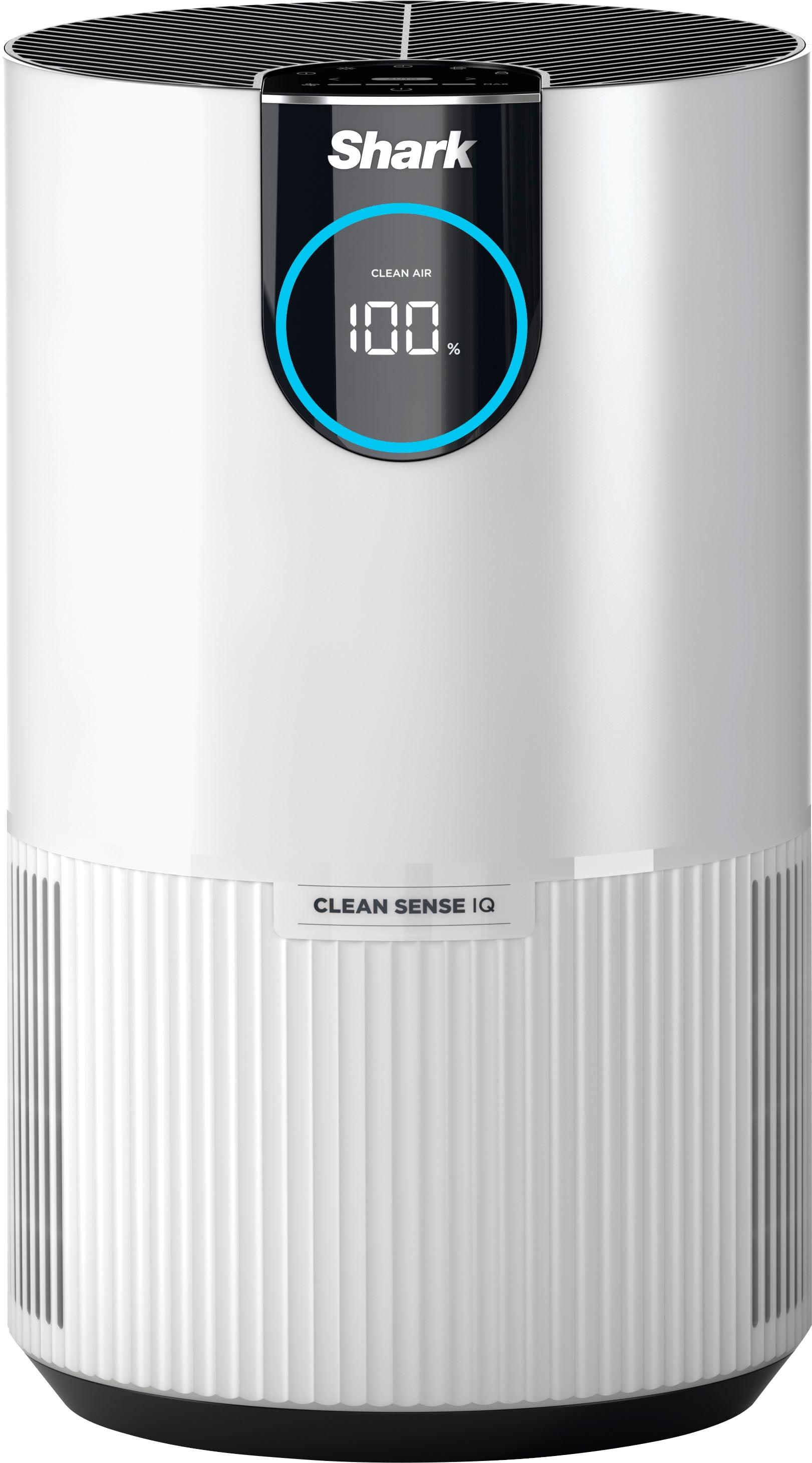 White Compact Floor-Standing HEPA Air Purifier with Eco Mode