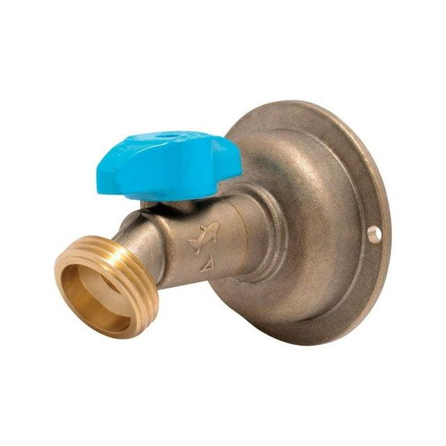 SharkBite No Kink 1/2 in. MHT X 3/4 in. MHT Anti-Siphon Brass Hose Bibb