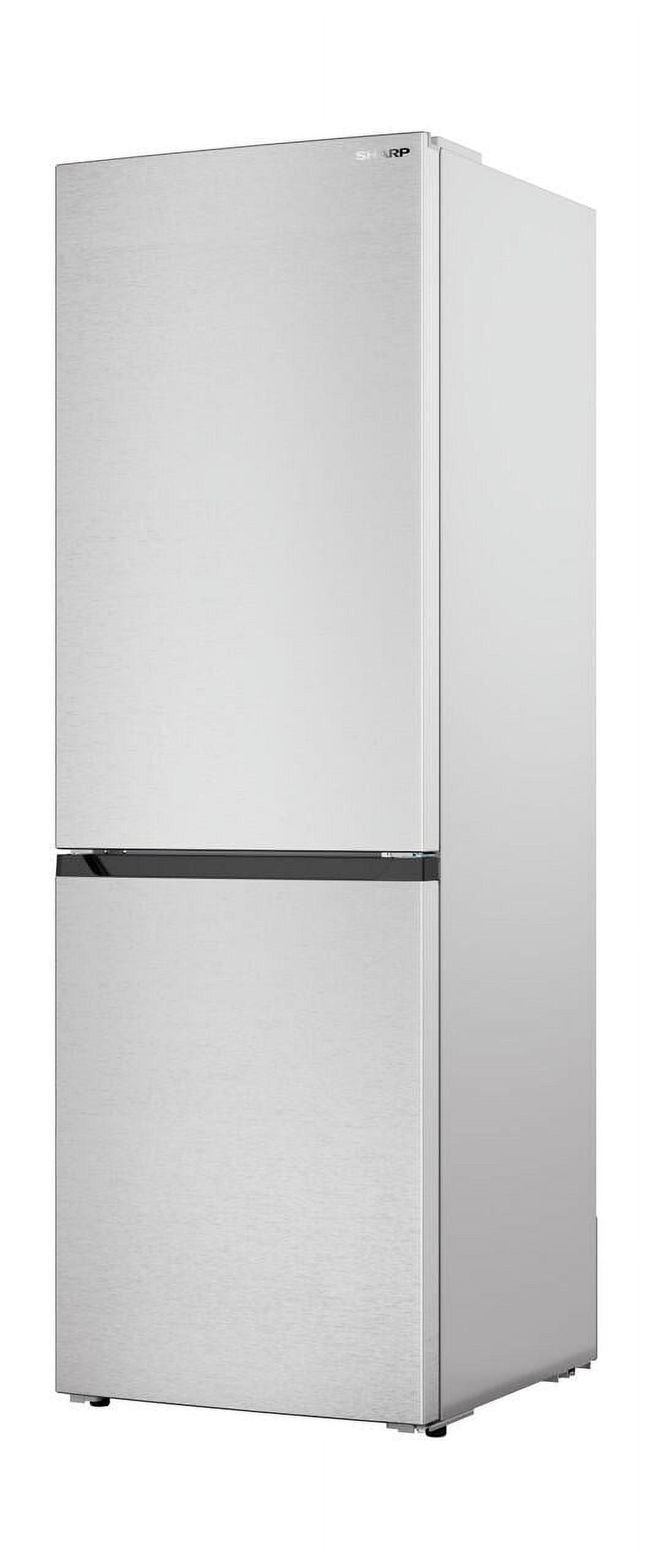 Sharp 24" Stainless Steel Bottom-Freezer Smart Refrigerator