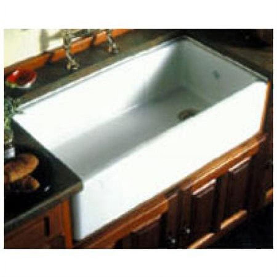 Lancaster 36" Single Bowl Farmhouse Apron Front Fireclay Kitchen Sink