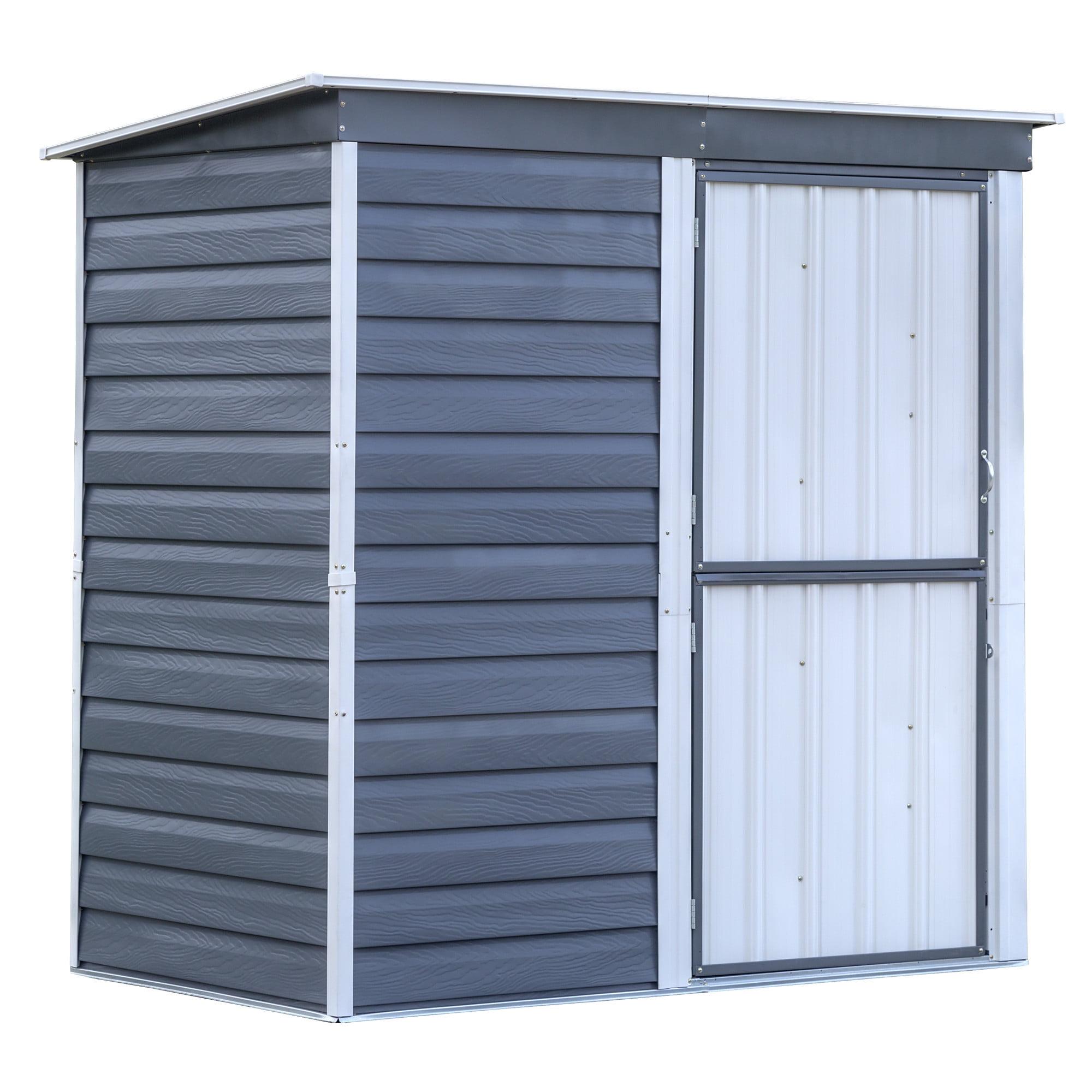 Arrow Shed-in-a-Box 6 ft. W x 4 ft. D Metal Horizontal Storage Shed