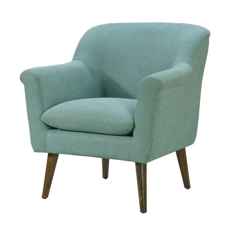 Shelby Aquamarine Teal Woven Oversized Armchair