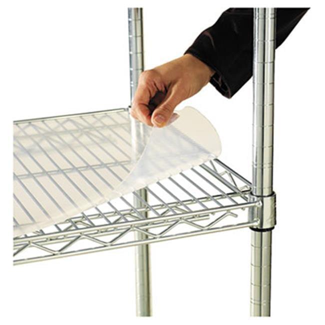 Clear Plastic Shelf Liners for Wire Shelving 36" x 24" 4 Pack