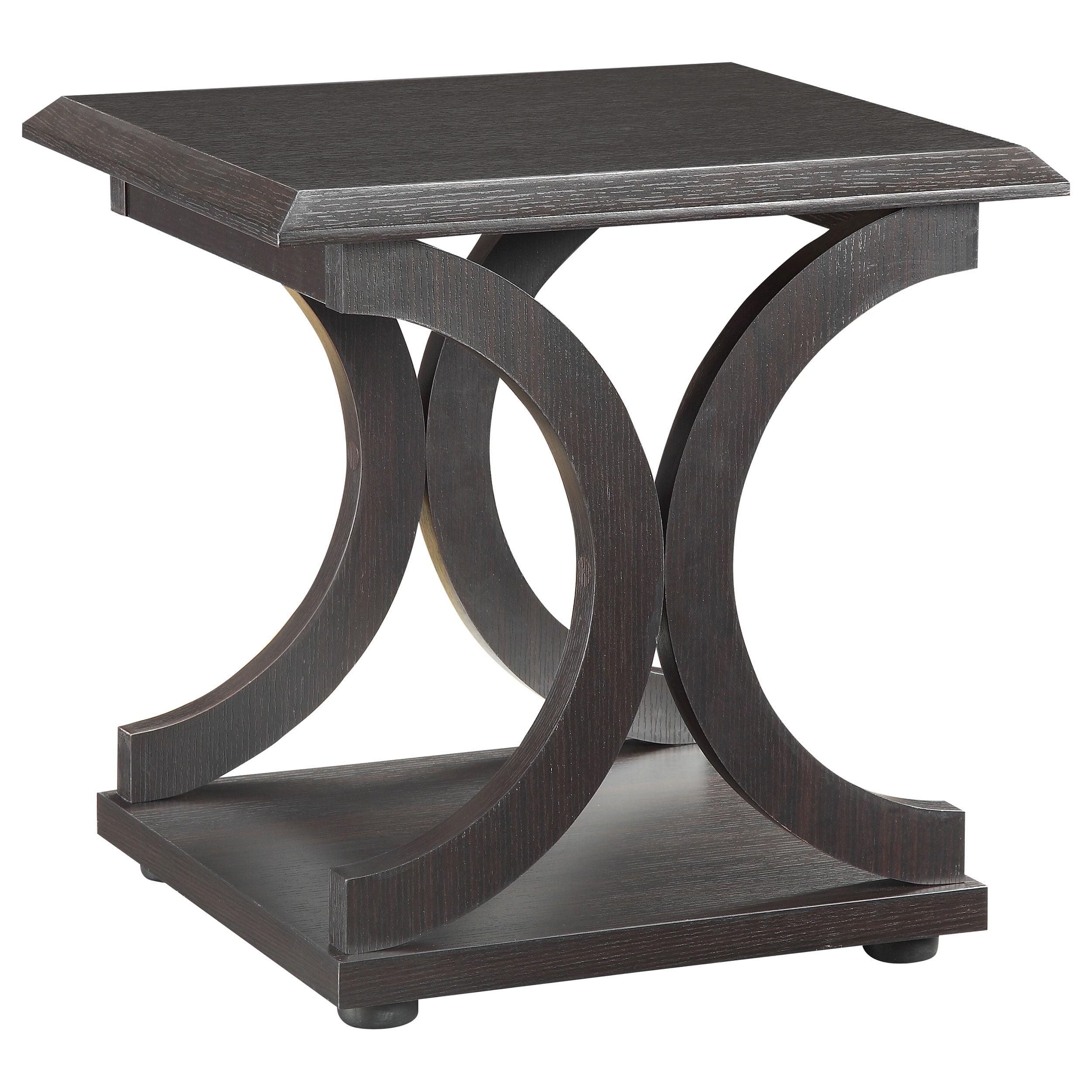 Coaster Home Furnishings 703147 Casual End Table, Cappuccino