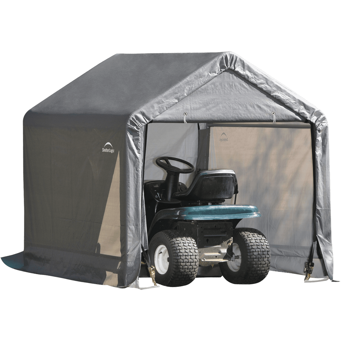 ShelterLogic 6 x 6 Shed-in-a-Box All Season Steel Metal Peak Roof Outdoor S...