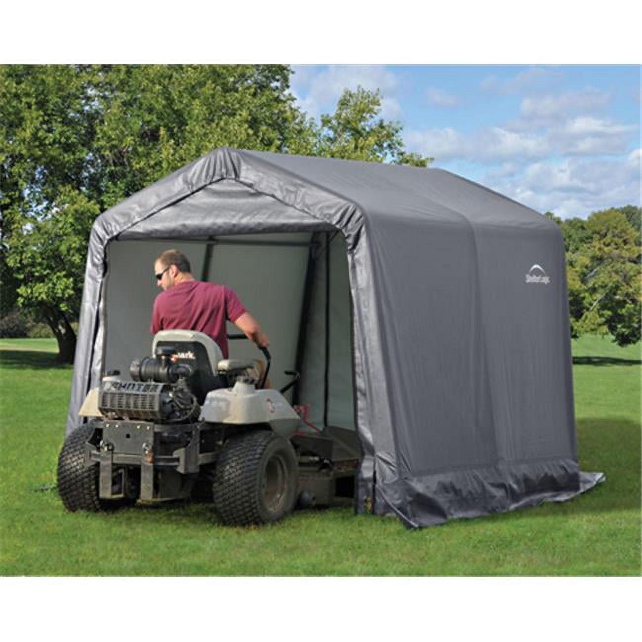 ShelterLogic ShelterLogic Shed-in-a-Box 8 x 8 x 8 ft Peak Gray