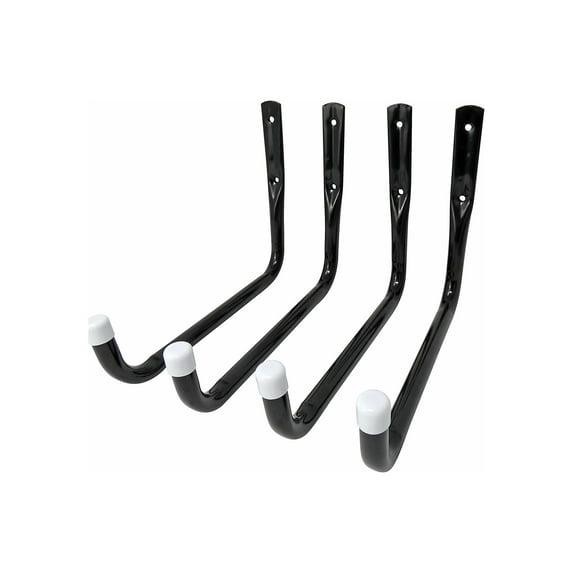 Shepherd Hardware 8091E Heavy Duty Steel Garage Storage / XL Utility Hooks, 4 Pack