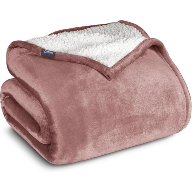 Bare Home Sherpa Fleece Blanket