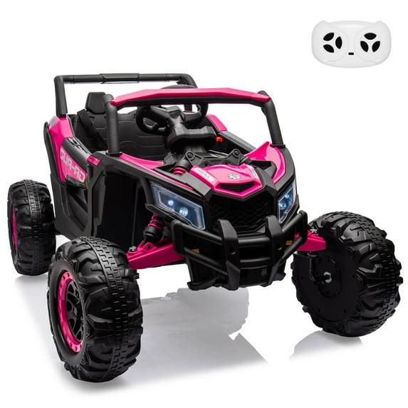 Anrli 24V 4WD Kids Electric UTV w/ Remote Control, Large Seat & 3 Speeds (Ages 3-8)