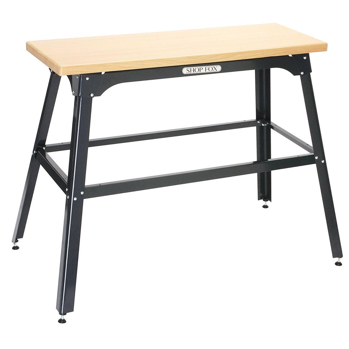 Shop Fox 14 x 40 x 33-Inch Wood and Metal Tool Table