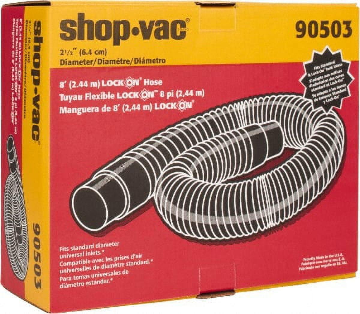 Shop-Vac 8-Foot Black Replacement Vacuum Hose