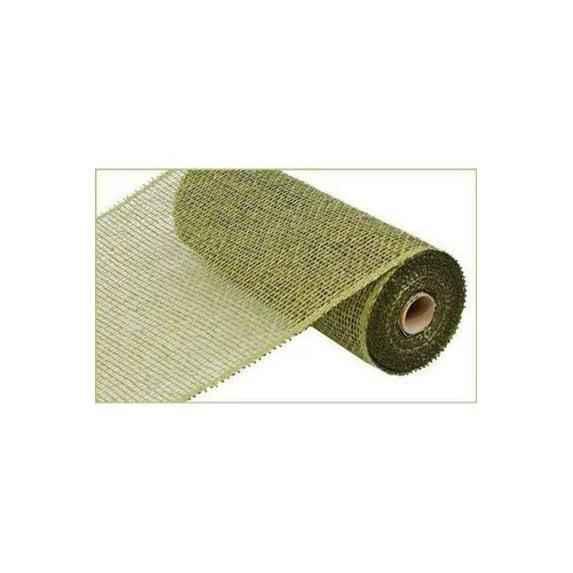 LKWLPD Decor Mesh PP Burlap Mesh 10 Inch X 10 Yards Decorative Wrapping Ribbon Poly Mesh Wrap for Home Party Christmas Decoration Olive