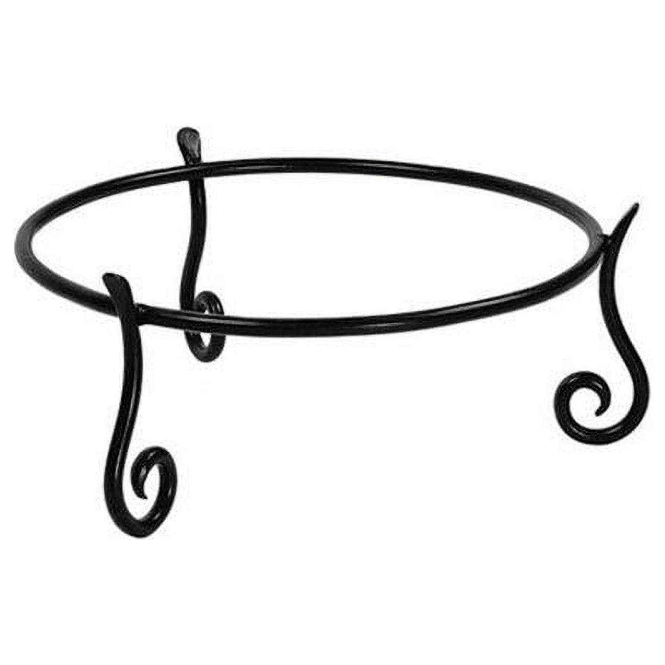 Black Wrought Iron Short Plant Stand