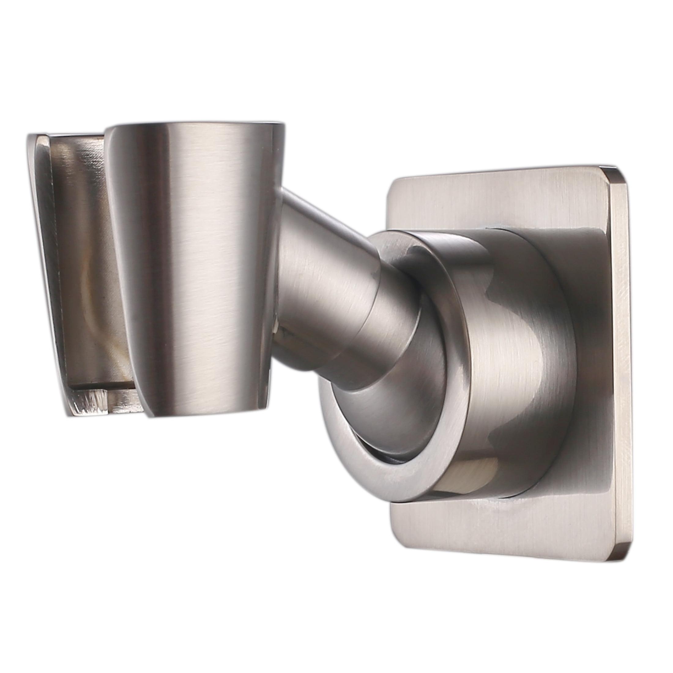 Brushed Nickel Adjustable Brass Shower Head Holder