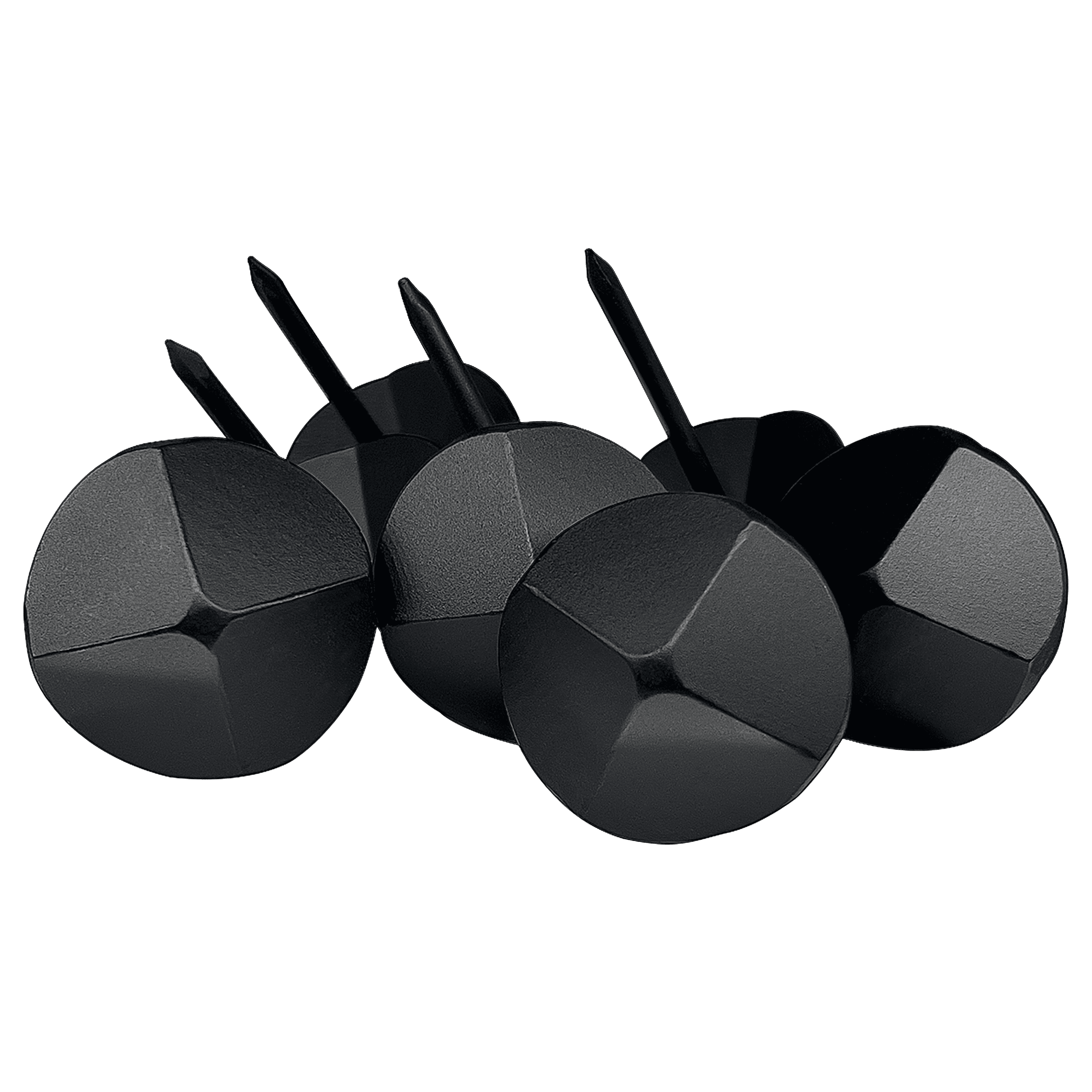 Sidco Supply 50 Pack - 1.20 Inch Iron Clavos - Decorative Nails - Black - Upholstery Tacks - Clavos - Pyramid - Antique Rustic Accent for Wood, Decorative Door Studs, Farm Barn Door, Furniture Nails