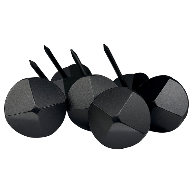 Sidco Supply 50 Pack - 1.20 Inch Iron Clavos - Decorative Nails - Black - Upholstery Tacks - Clavos - Pyramid - Antique Rustic Accent for Wood, Decorative Door Studs, Farm Barn Door, Furniture Nails