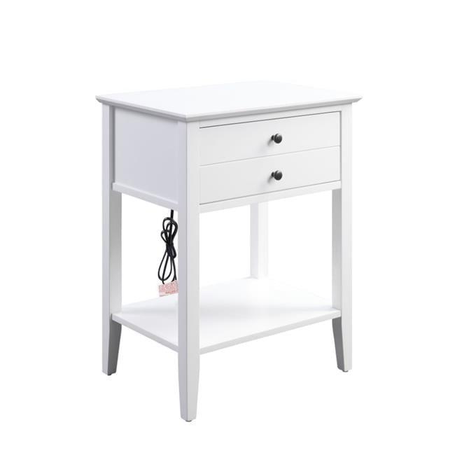 28'' Tall End Table with Storage