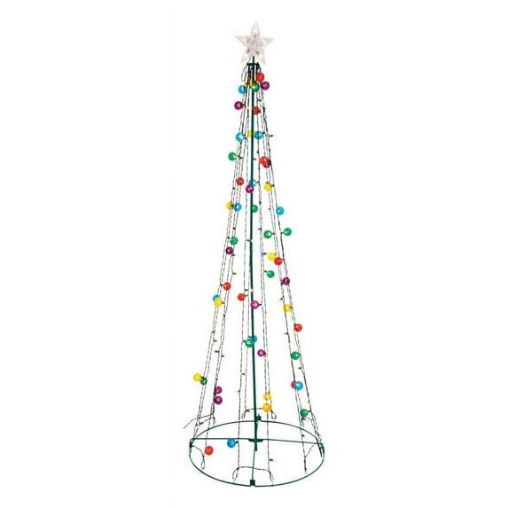 Sienna Incandescent Multi Twinkling String Tree 6.5 ft. Yard Decor