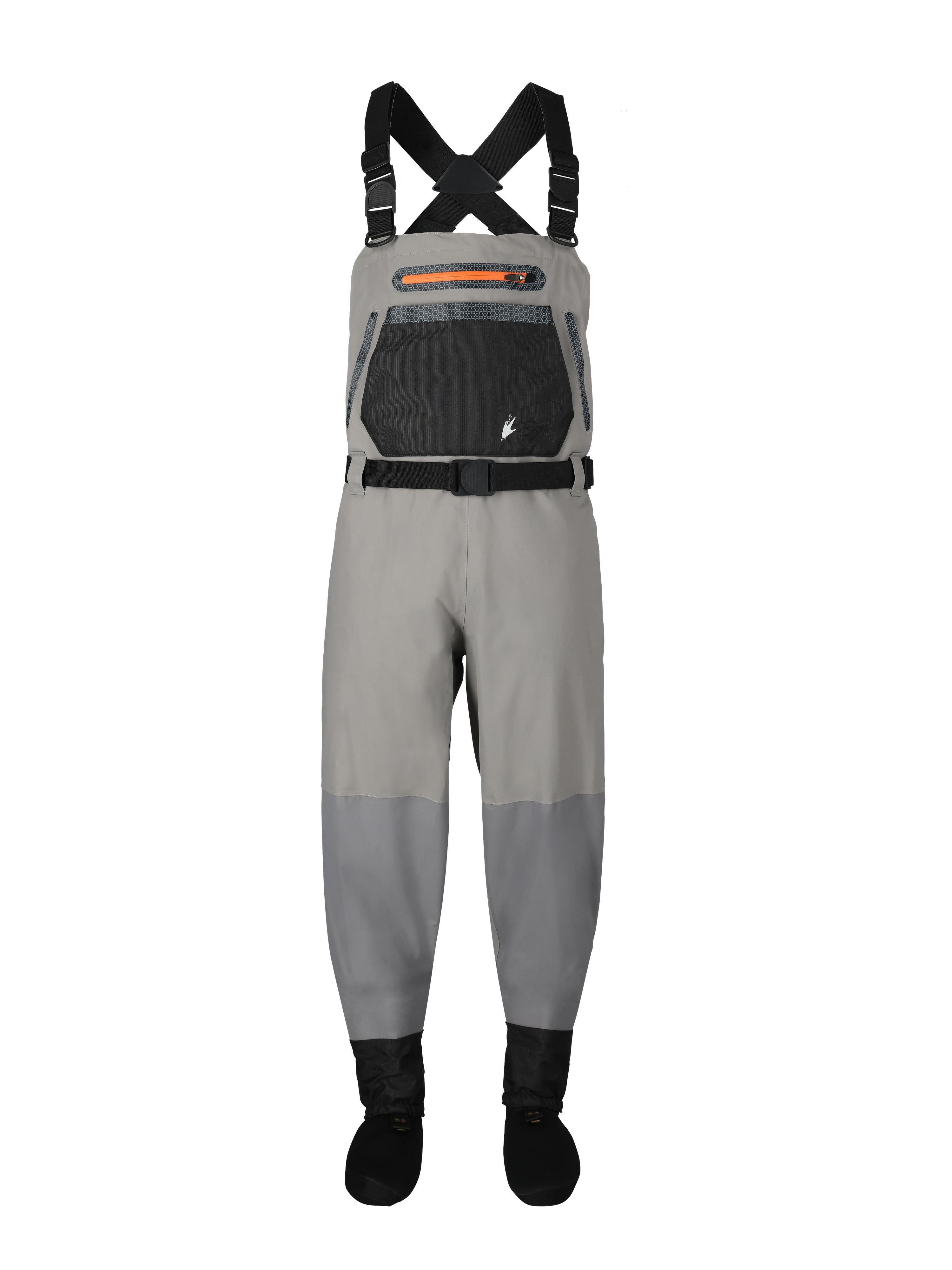 Sierran Reinforced Nylon Breathable Stockingfoot Wader | Slate / Gray | Size XL