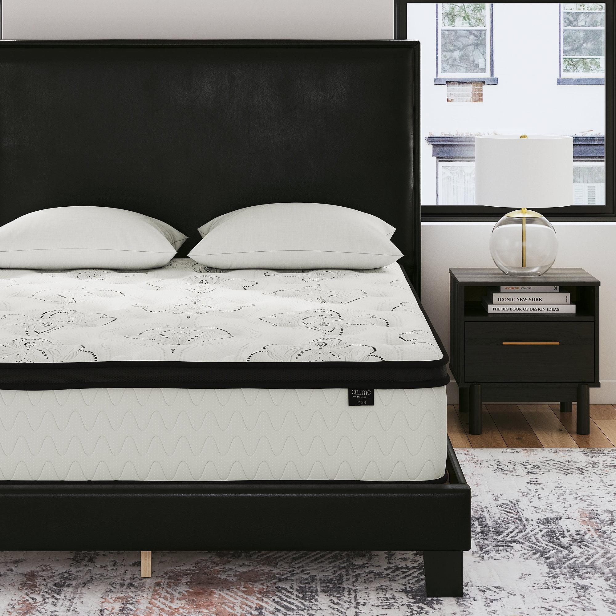 Signature Design By Ashley Chime 10 Inch Hybrid Twin Mattress In A Box White & Reviews | Wayfair