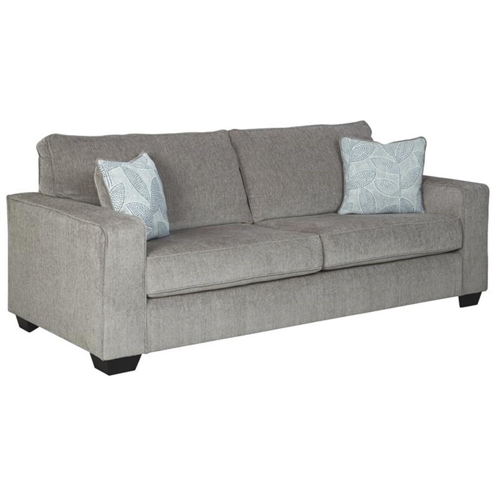 Signature Design by Ashley Altari Queen Sleeper Sofa in Alloy