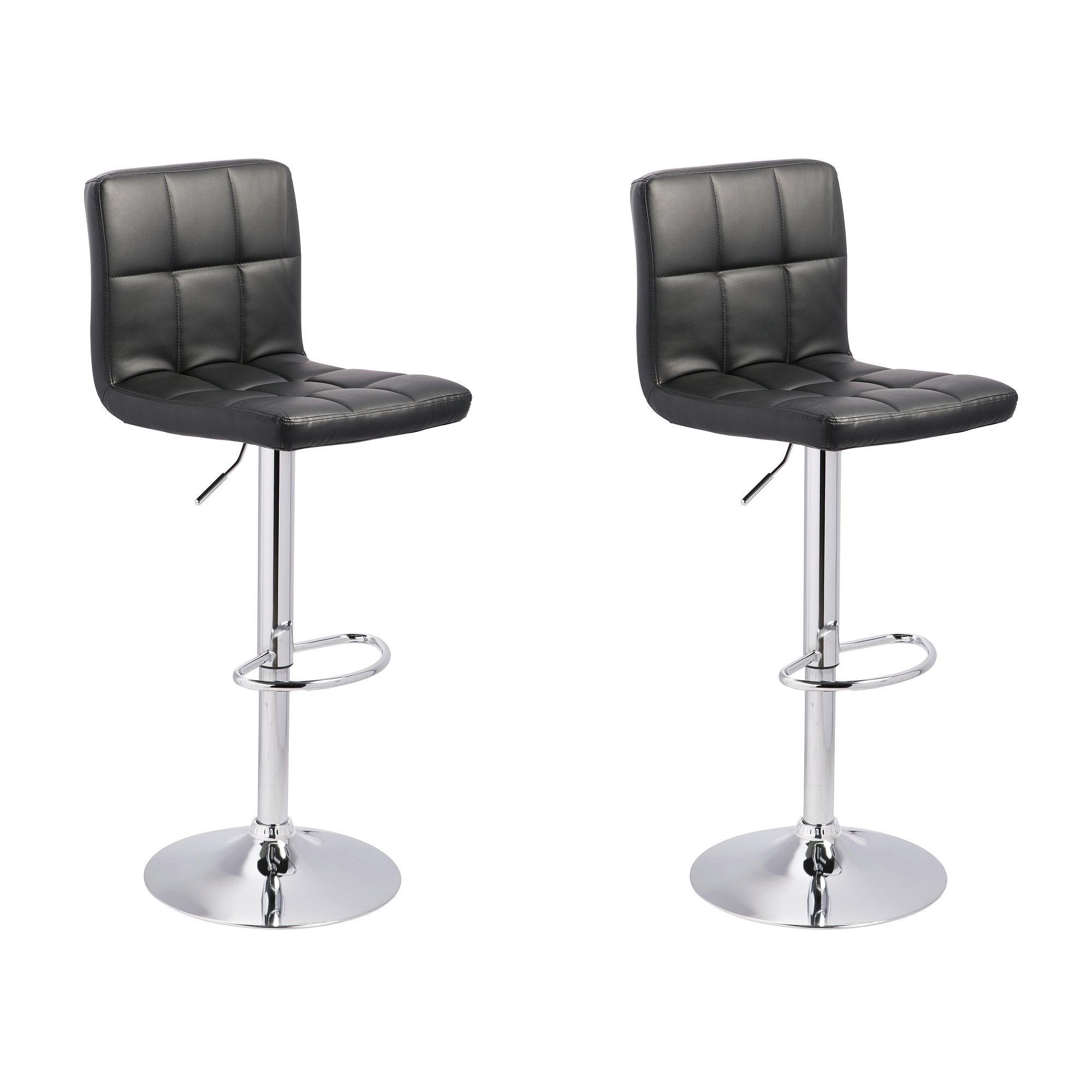 Signature Design by Ashley Bellatier Tall Swivel Barstool Black: Adjustable, Upholstered, Metal Frame