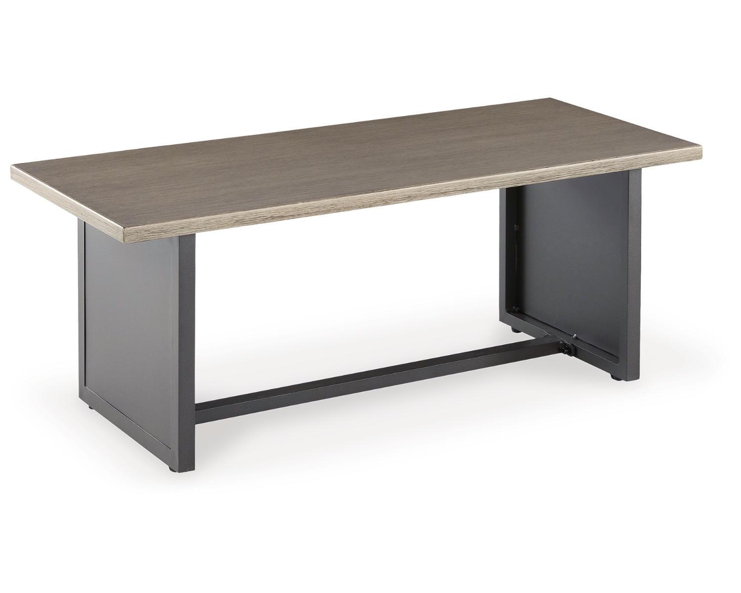 Signature Design by Ashley Bree Zee Modern Outdoor End Table, Brown