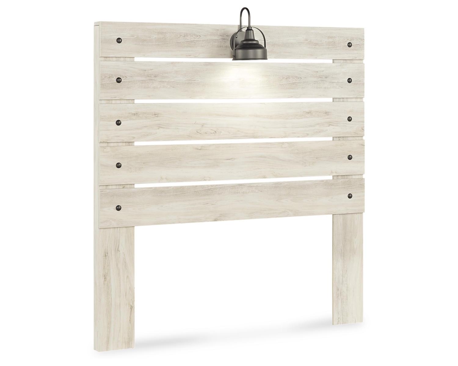 Bowery Hill Full Panel Headboard in Whitewash