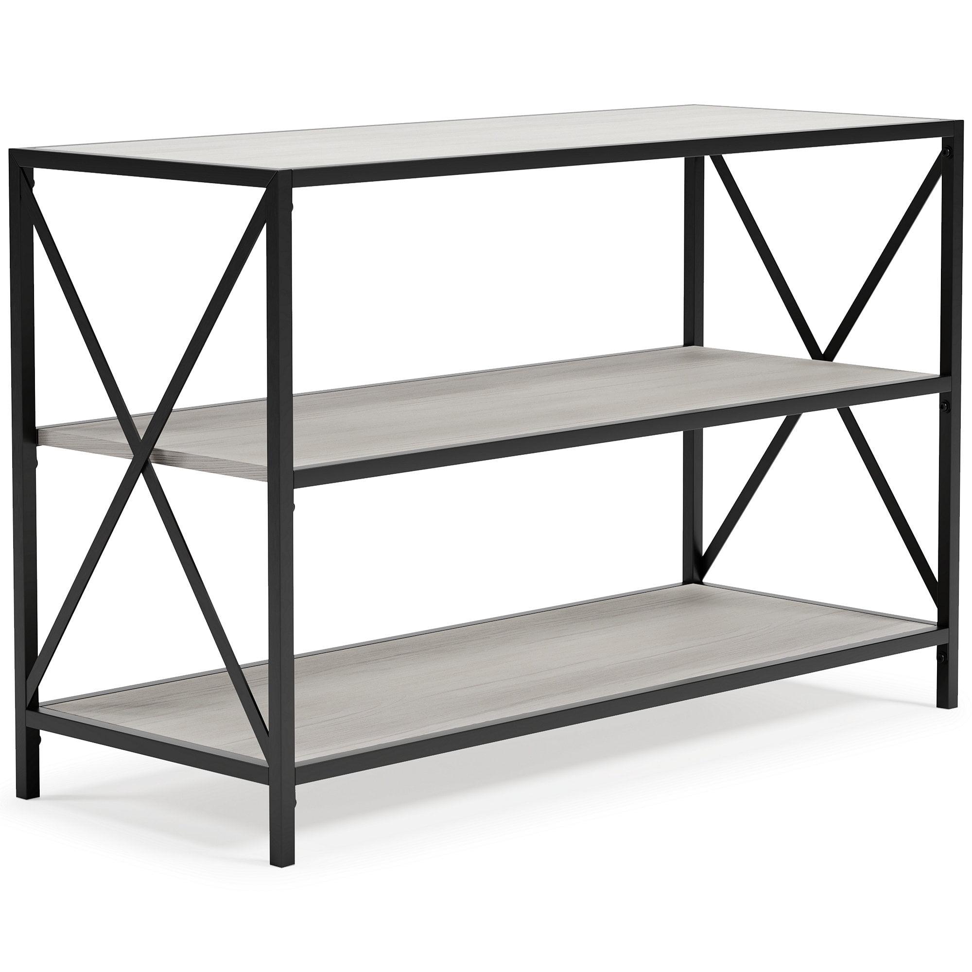 Signature Design by Ashley Casual Bayflynn Bookcase  White/Black