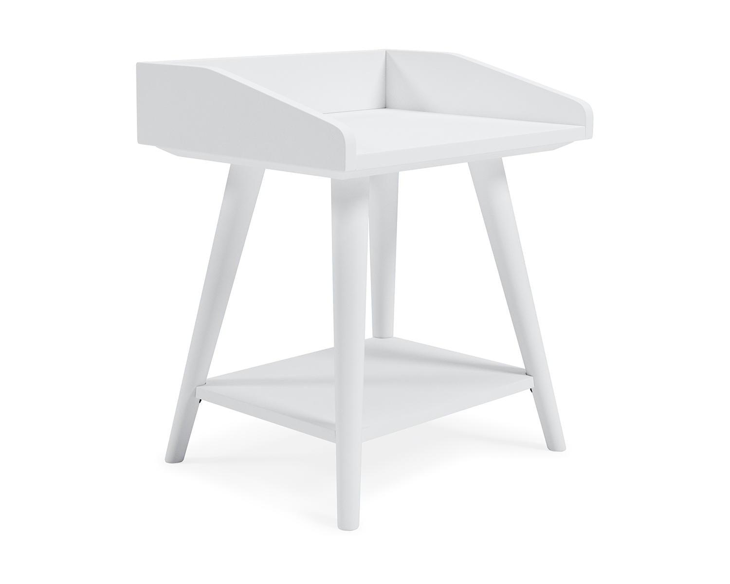 Signature Design by Ashley Casual Blariden Accent Table  White