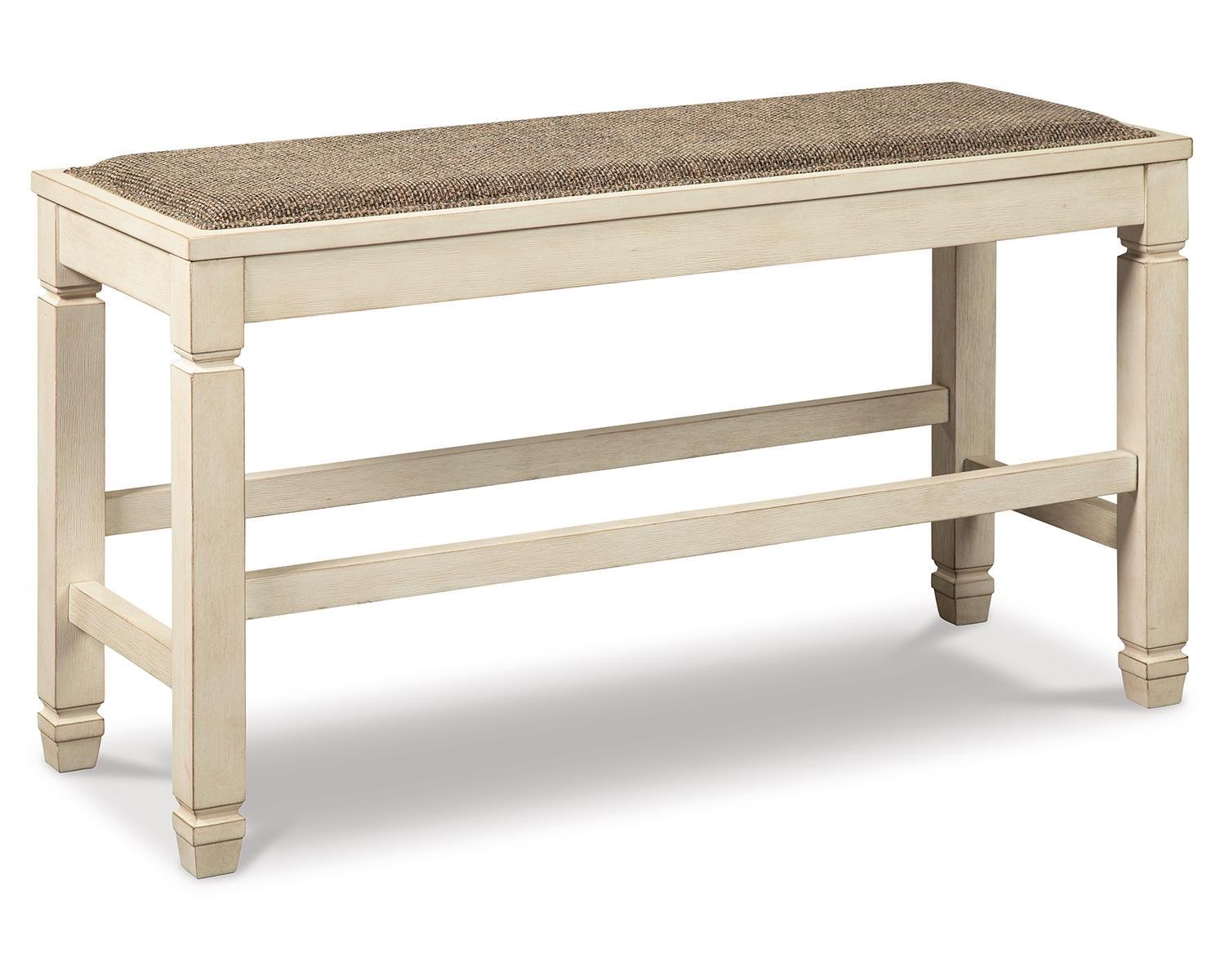 Bolanburg Counter Height Dining Room Bench Antique White - Signature Design by Ashley