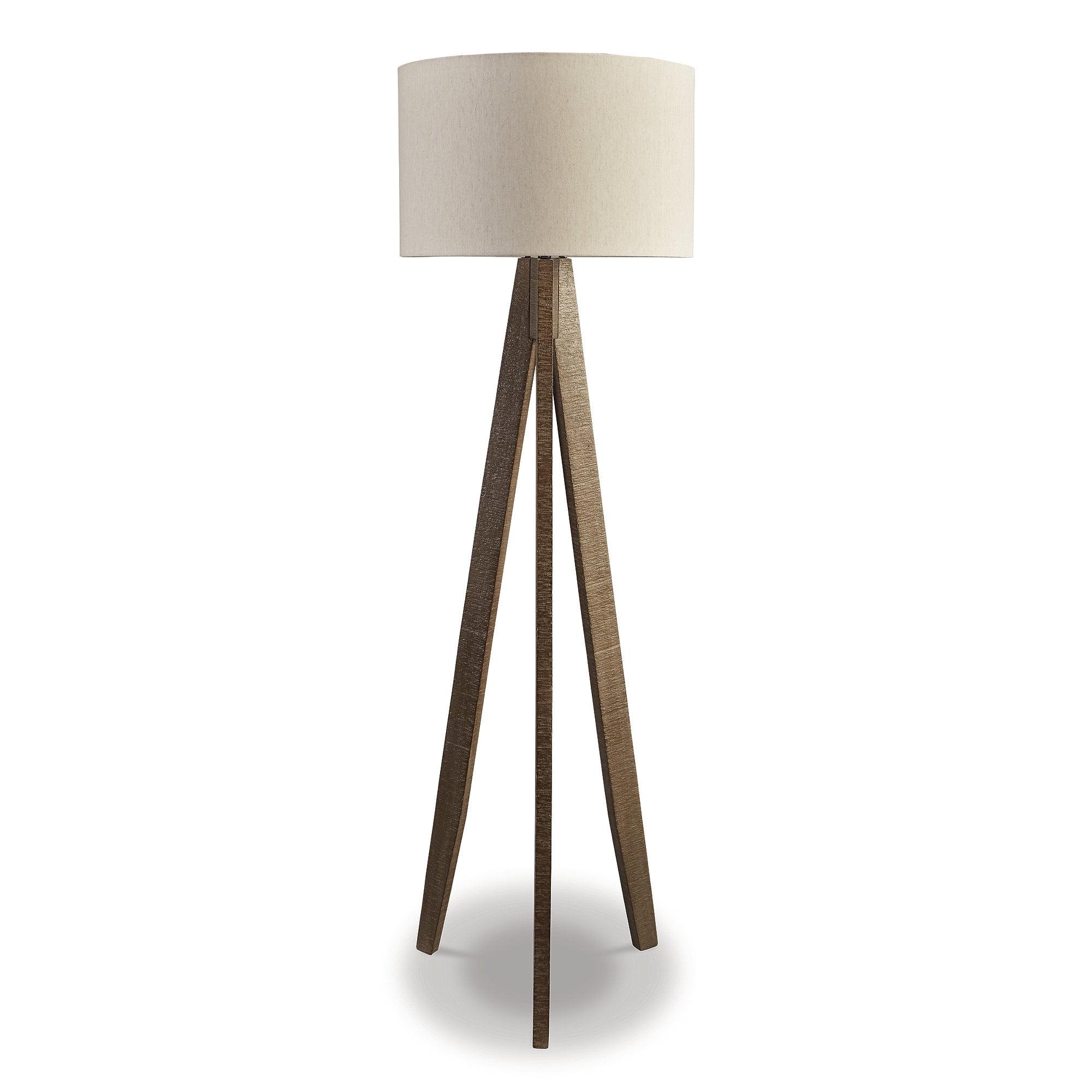 Signature Design by Ashley Casual Dallson Floor Lamp  Gray/Brown