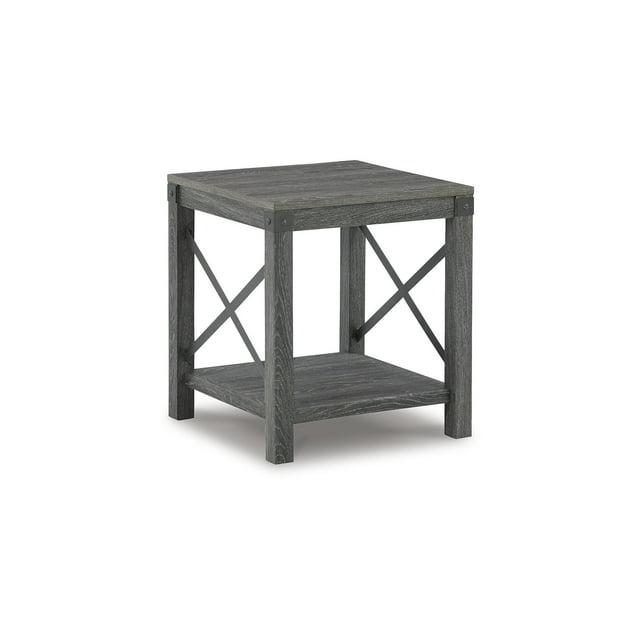 Signature Design by Ashley Casual Freedan End Table, Grayish Brown