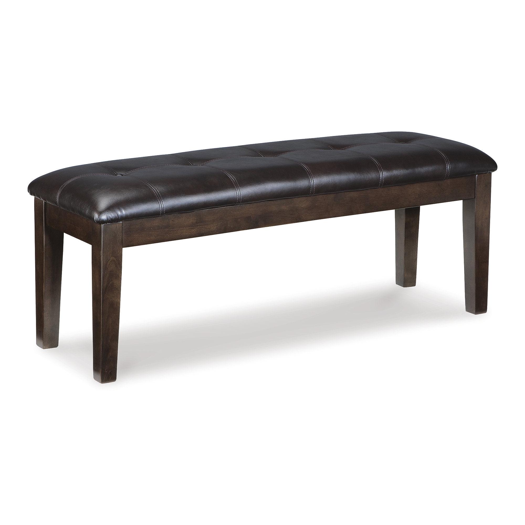 Ashley 2 Seat Leather Bench