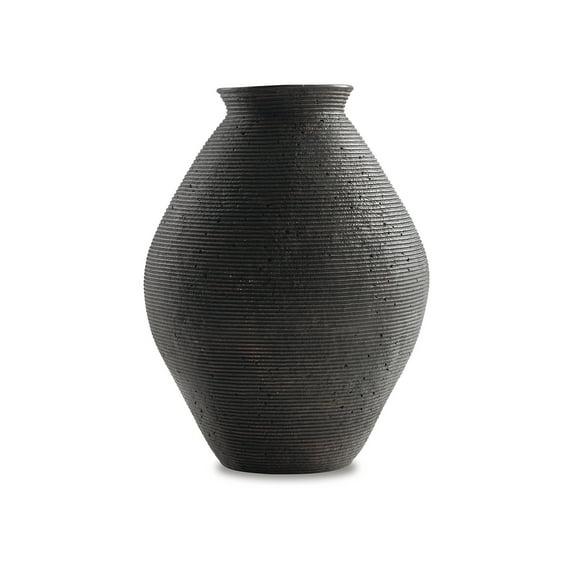 Signature Design by Ashley Casual Hannela Vase  Antique Brown