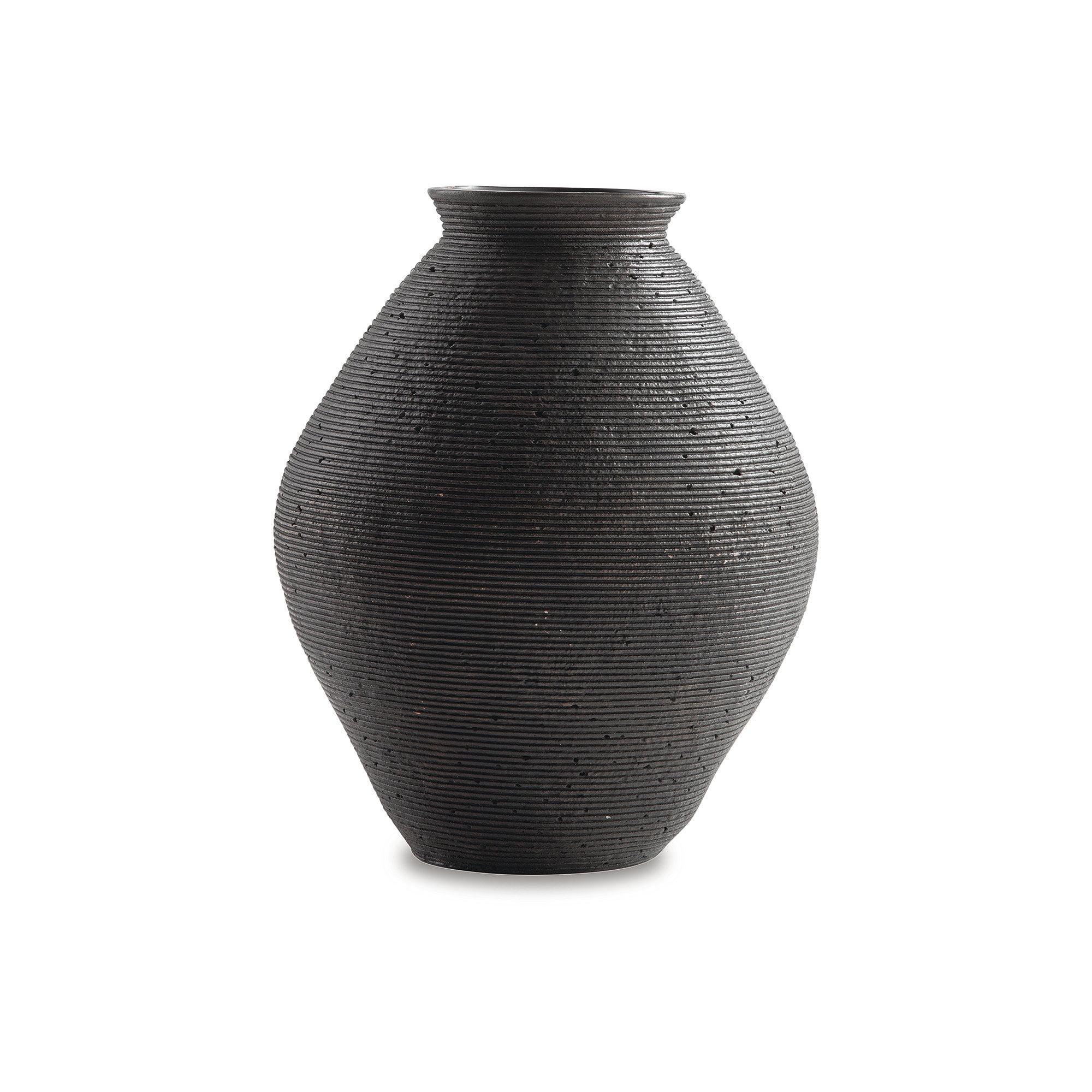 Signature Design by Ashley Casual Hannela Vase  Antique Brown