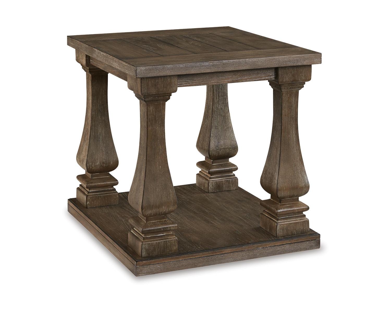 Johnelle Rectangular End Table Gray - Signature Design by Ashley