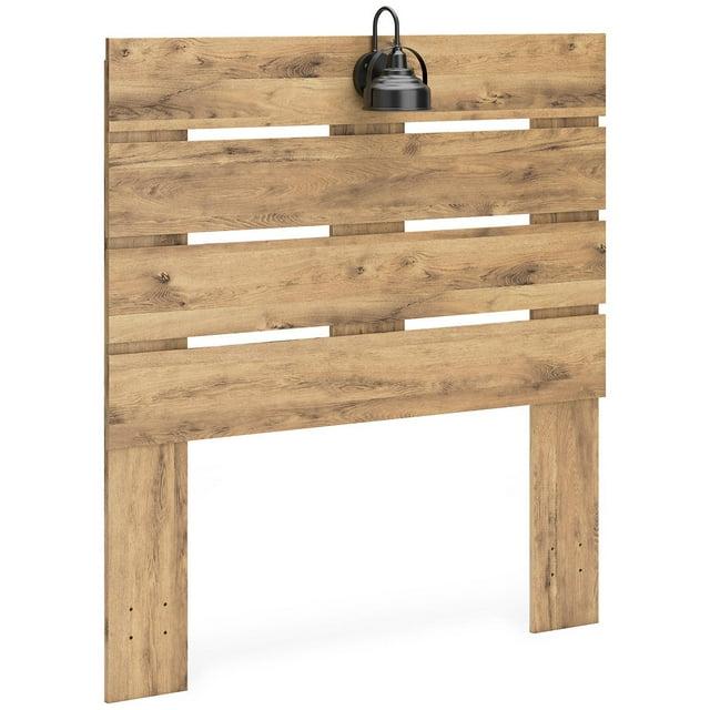 Signature Design by Ashley Casual Larstin Full Panel Headboard  Tan Brown