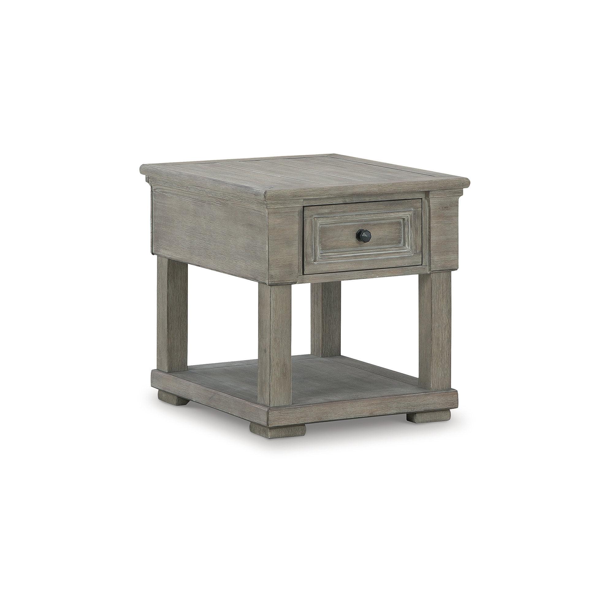 Signature Design by Ashley Casual Moreshire End Table, Light Brown