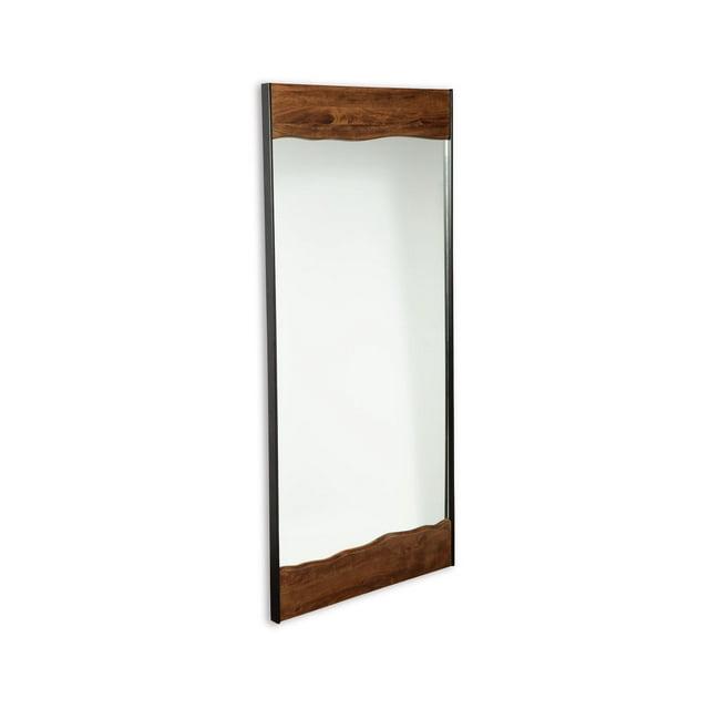 Signature Design by Ashley Casual Panchali Floor Mirror  Brown/Black