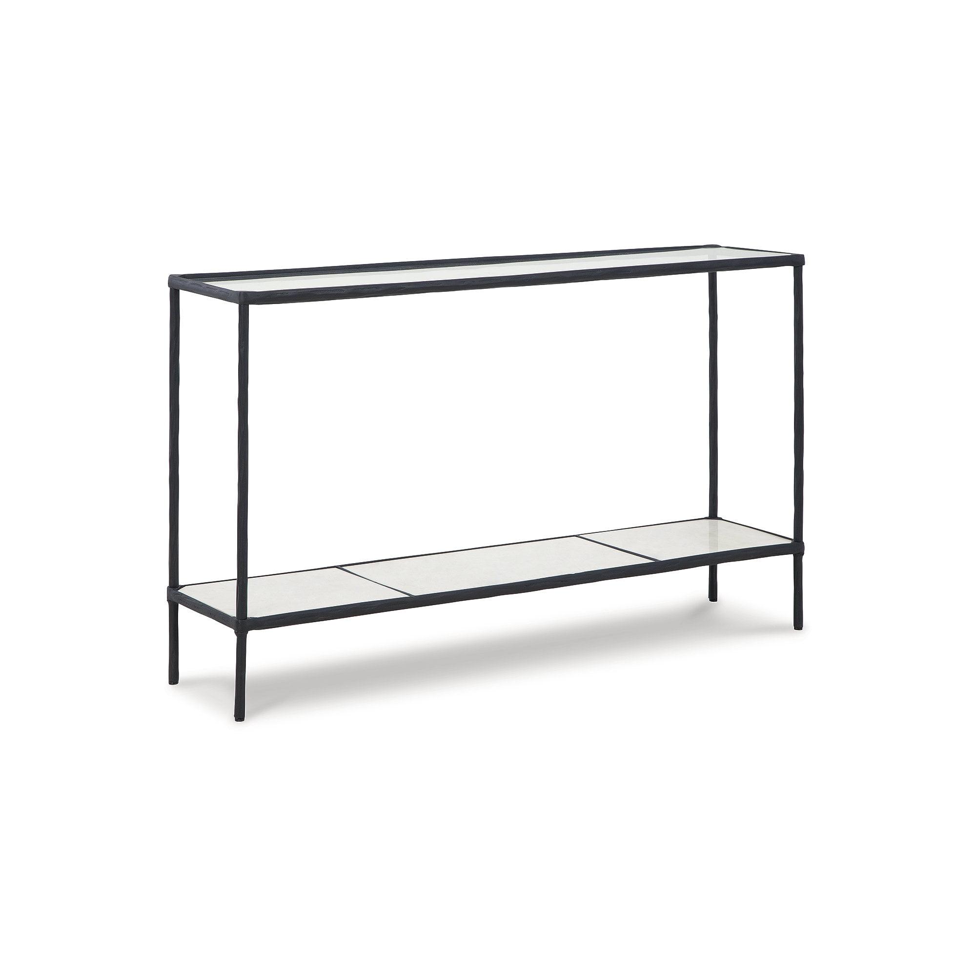 Signature Design by Ashley Casual Ryandale Console Sofa Table, Antique Black