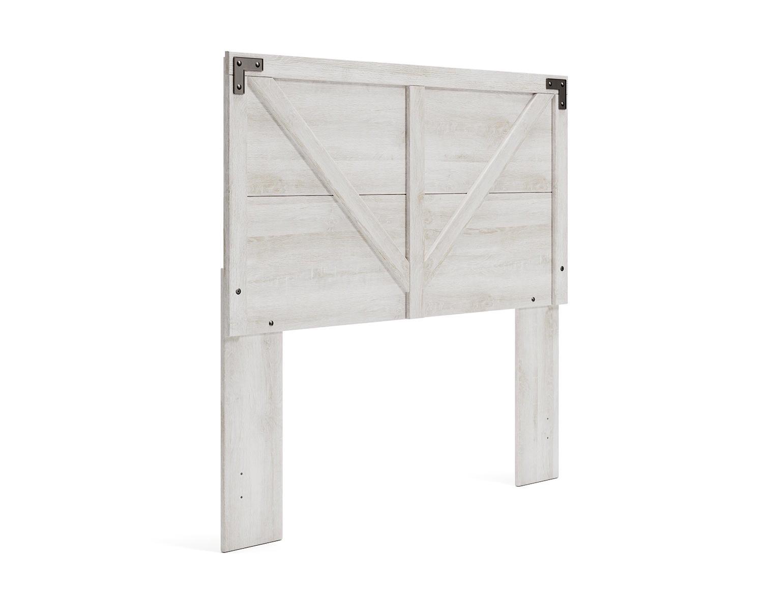 Shawburn Panel Headboard White/Dark Gray - Signature Design by Ashley