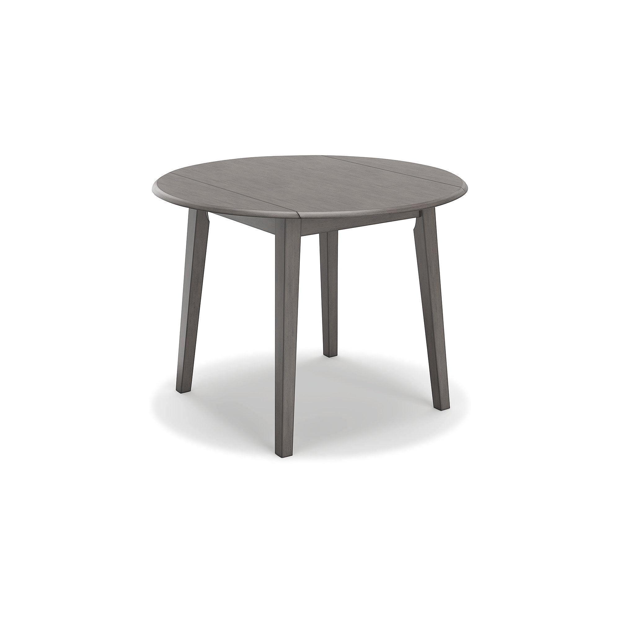 Signature Design by Ashley Casual Shullden Drop Leaf Dining Table  Gray