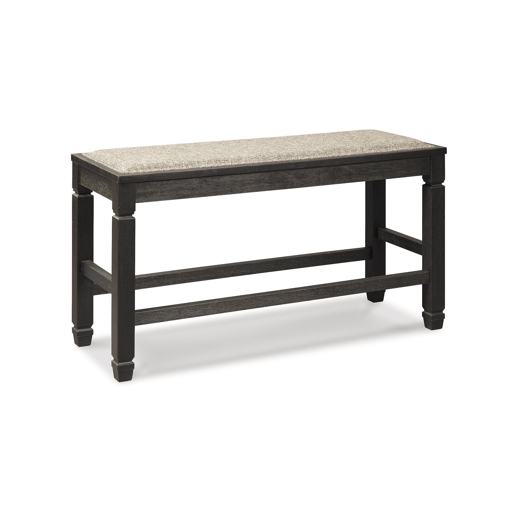 Signature Design by Ashley Casual Tyler Creek Counter Height Dining Bench  Antique Black