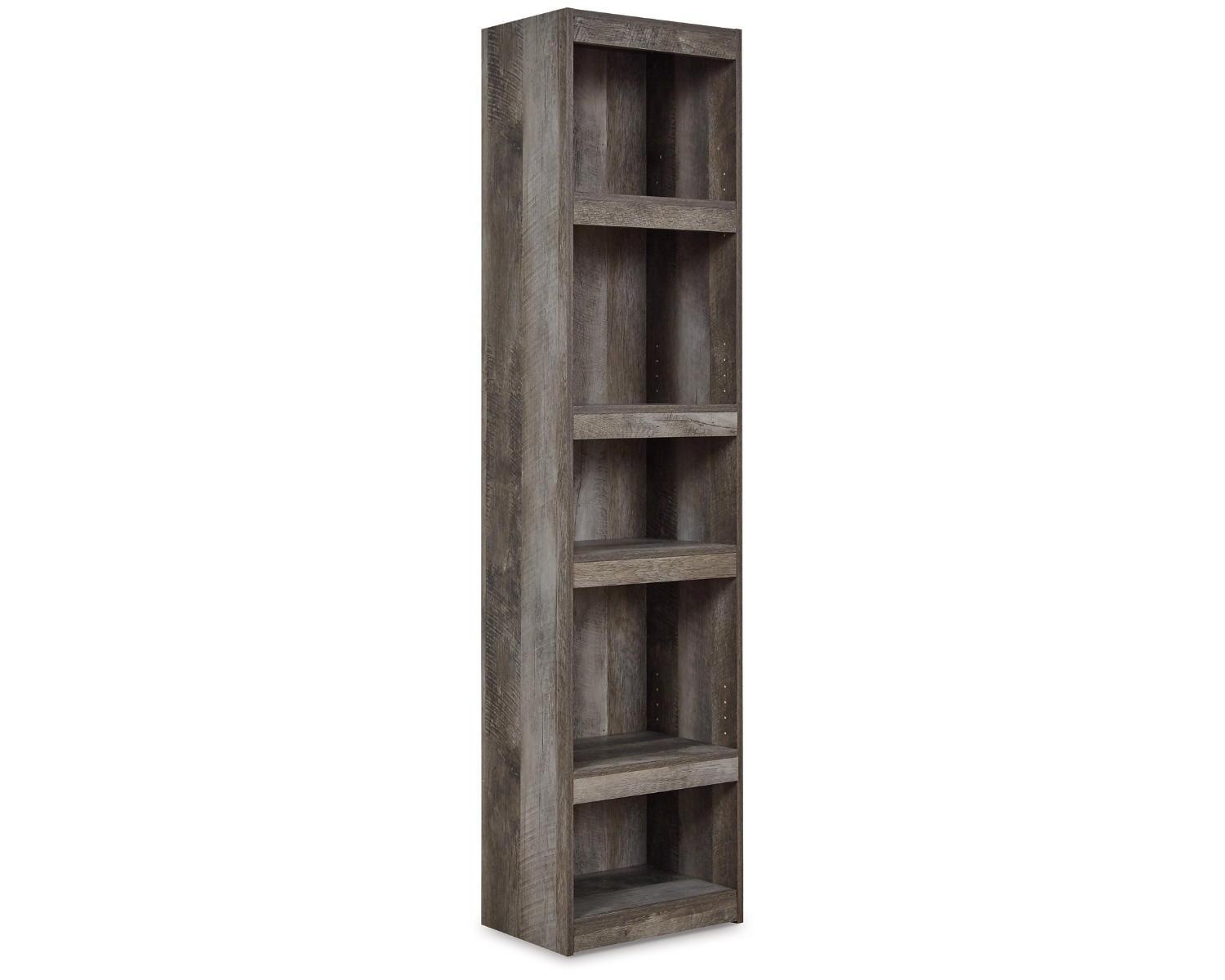 71.97" Wynnlow Pier Gray - Signature Design by Ashley: Modern Rustic Open Shelf Storage