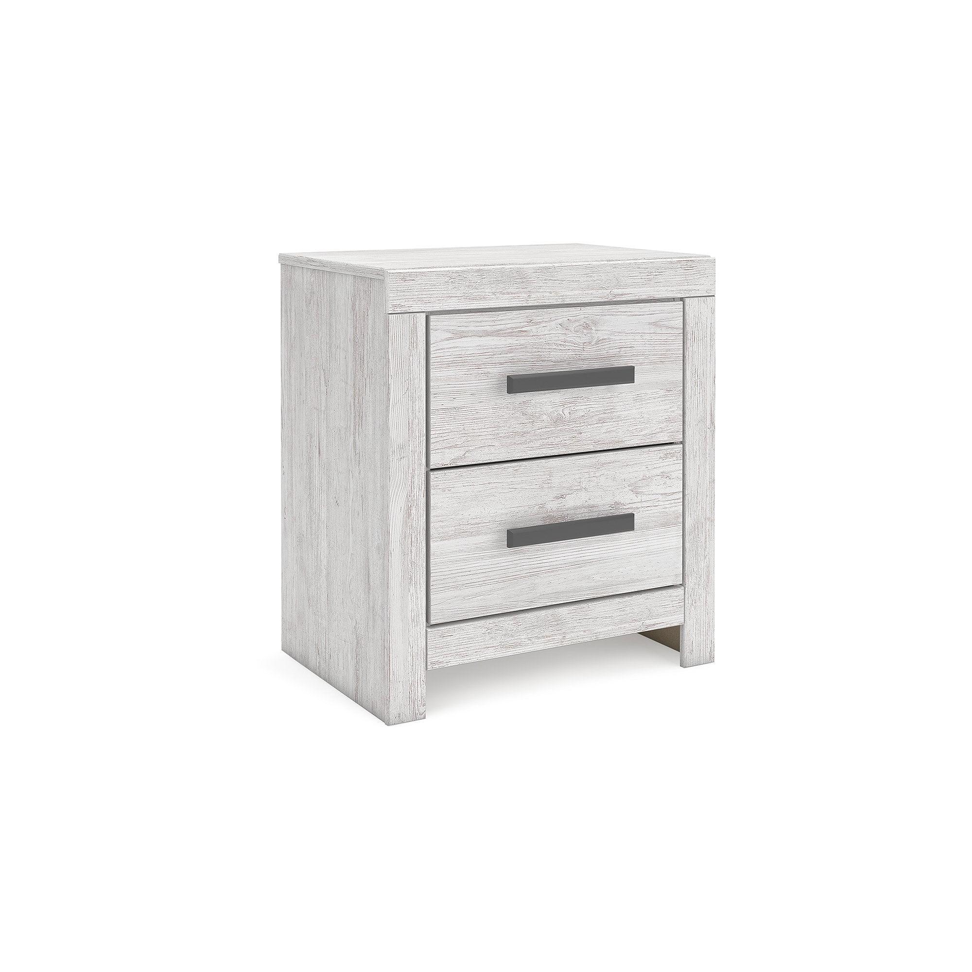 Signature Design by Ashley Cayboni 2 Drawer Nightstand, Whitewash